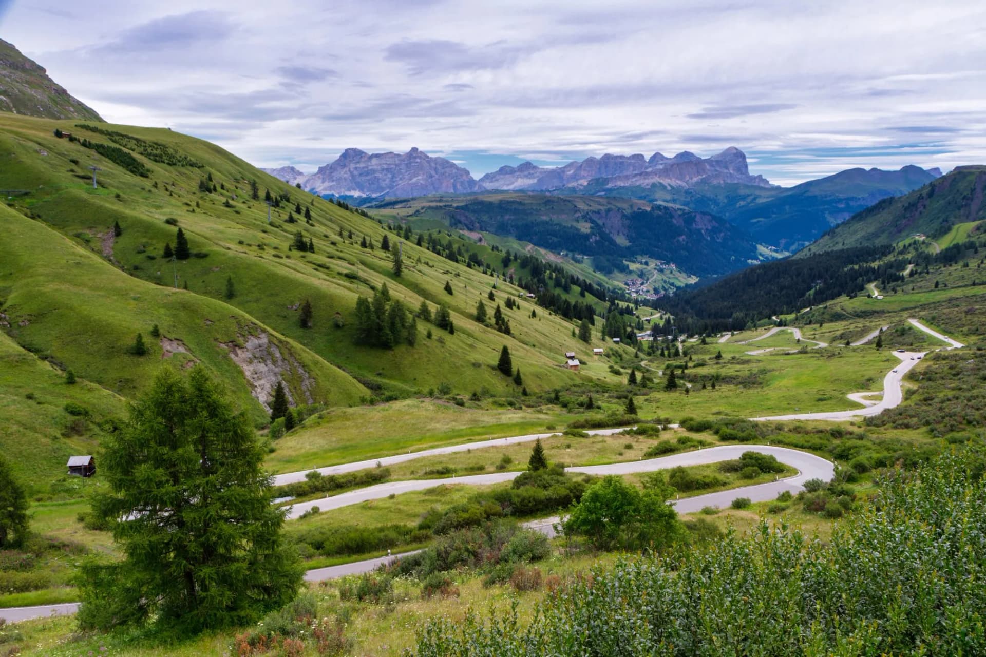 Pordoi pass sella ronda